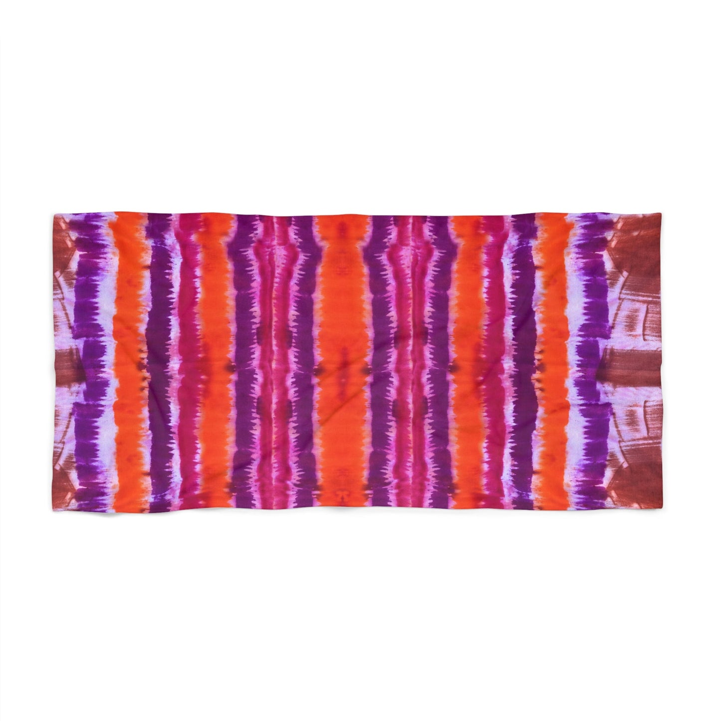 Drip Dyed Print Beach Towel