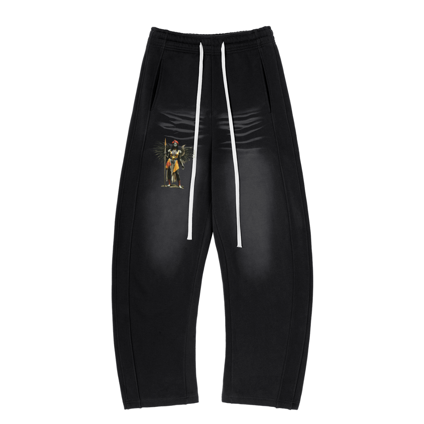 Amaru Khan Stars Sunfade Curved Blade Sweatpants
