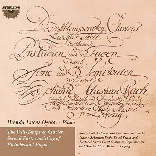 Brenda Lucas Ogdon - Well Tempered Klavier Book 2 [CD]