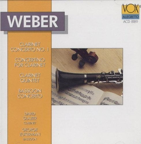 Glazer - Clarinet Bassoon Conce [CD]