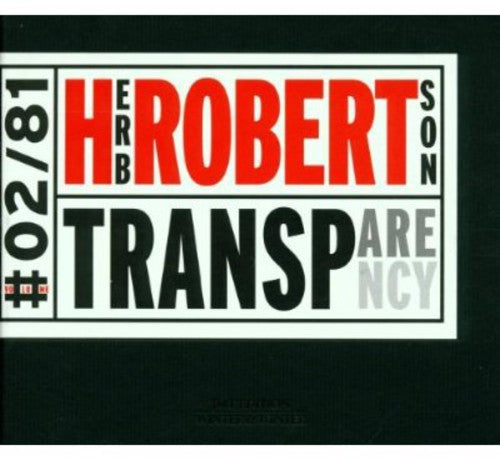 Herb Robertson - Transparency [CD]