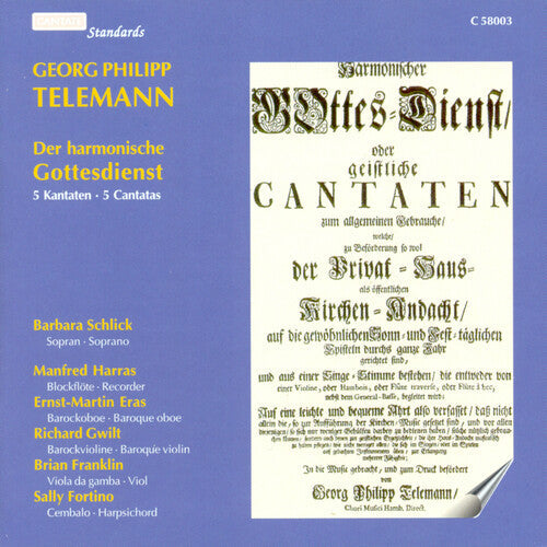 Telemann / Schlick / Fortino - Der Harmonische Gottesdienst - Music CD