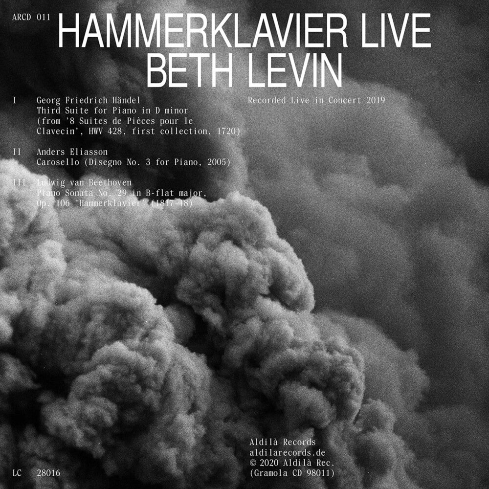 Beethoven / Levin - Hammerklavier Live [CD]