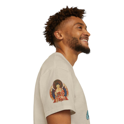 Fine Art Buddha Chalk Drawing Print Unisex Ultra Cotton Tee