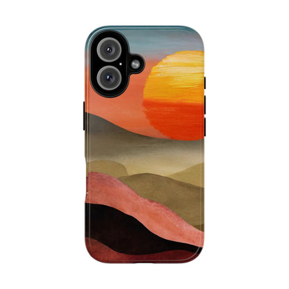 Artistic Sunset Tough Phone Case