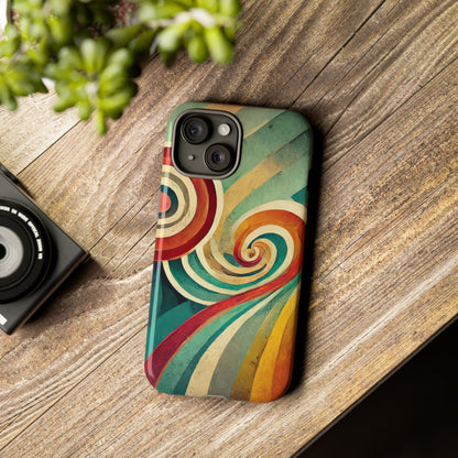Colorful Swirl Tough Phone Case
