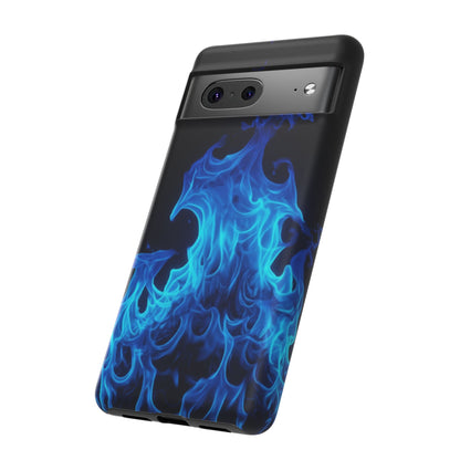 Blue Flames Tough  Phone Case