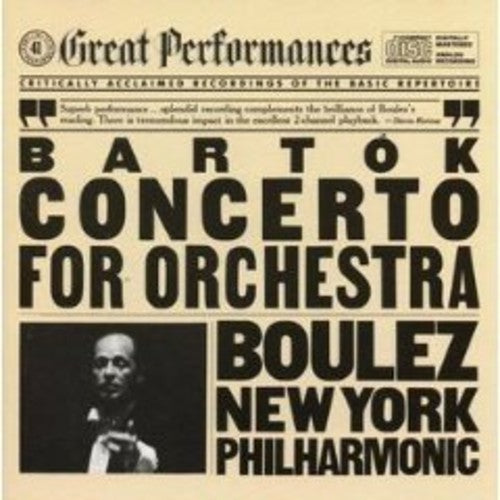 Bartok / New York Philharmonic / Boulez - Cto for Orch [CD]