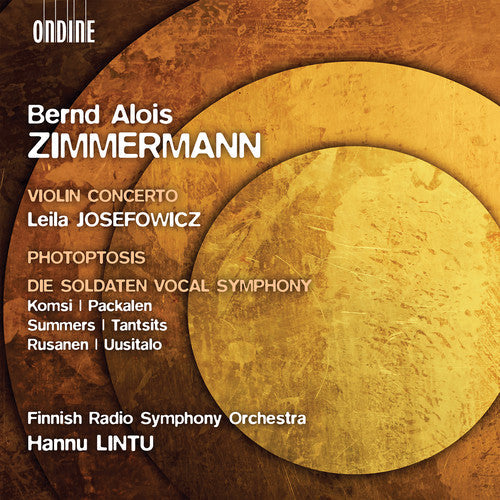 Zimmermann / Josefowicz - Violin Concerto / Photoptosis - Music CD