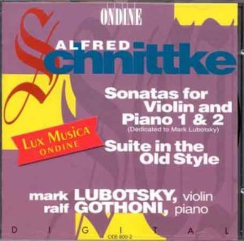 A. SCHNITTKE - Son VN 1/2/Ste in the Old Sty Music CD