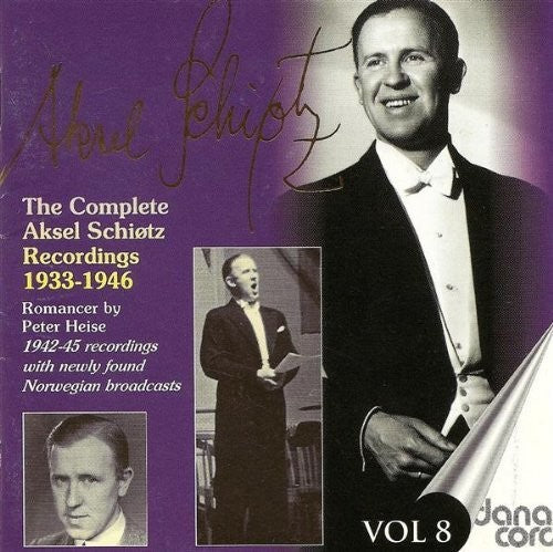 Aksel Schiotz - Complete Aksel Schiotz Recordings 8 Music CD