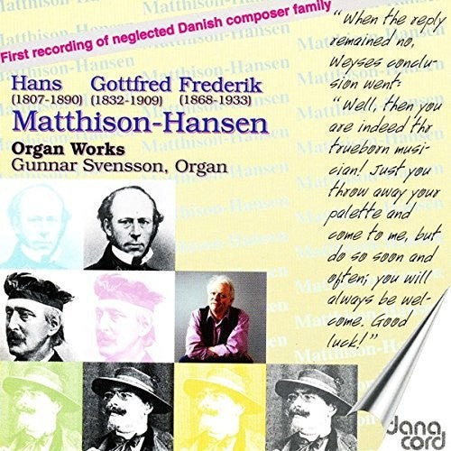 Gunnar Svensson - Organ Music By Mathhais-Hansen [CD]