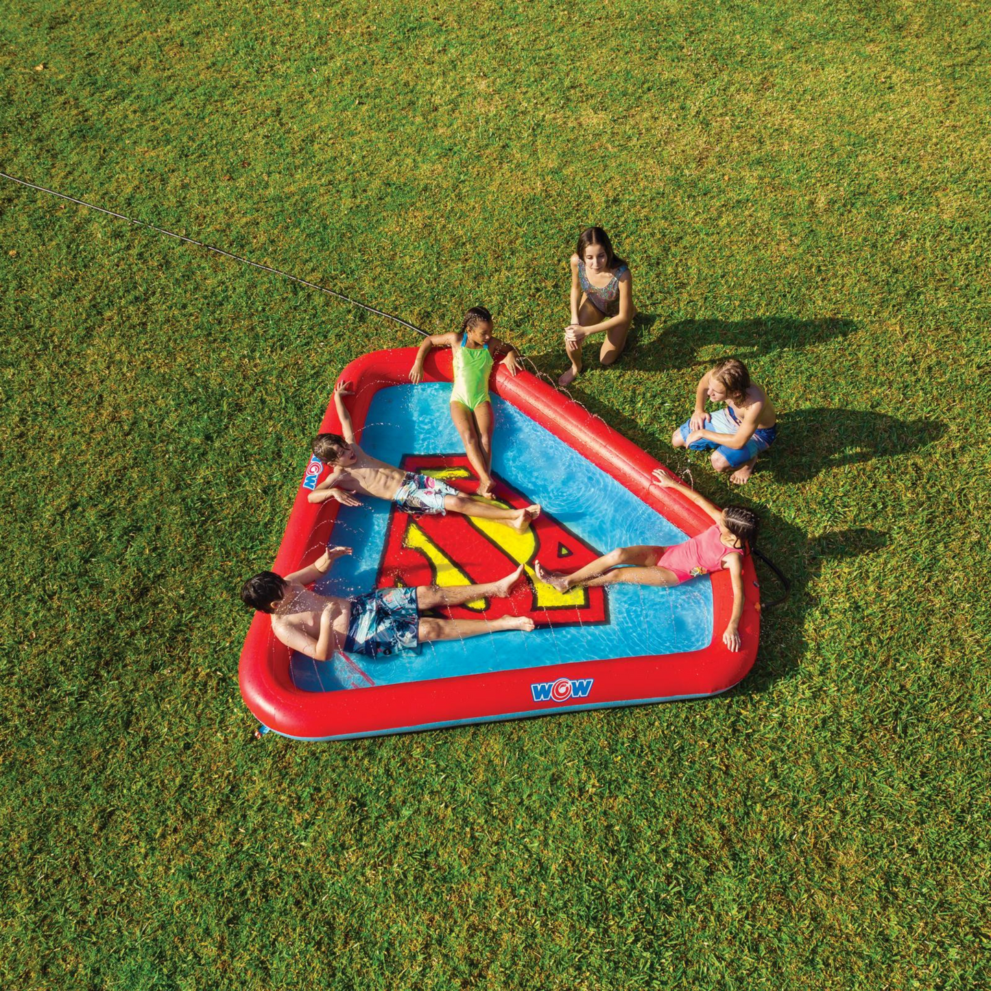 WOW Sports DC Comics Superman Splash Pad for Kids and Toddlers