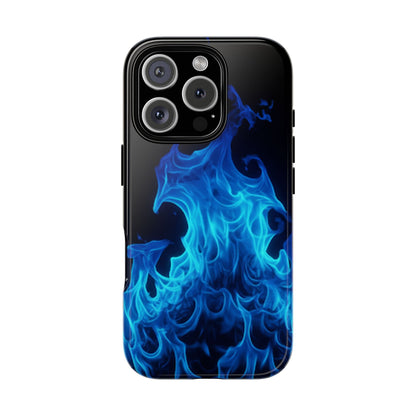 Blue Flames Tough  Phone Case