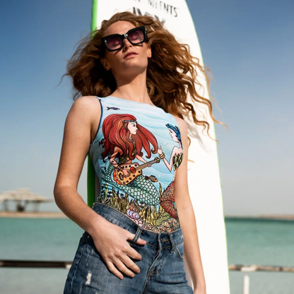 MERMAIDS SLEEVELESS SWIMSUIT