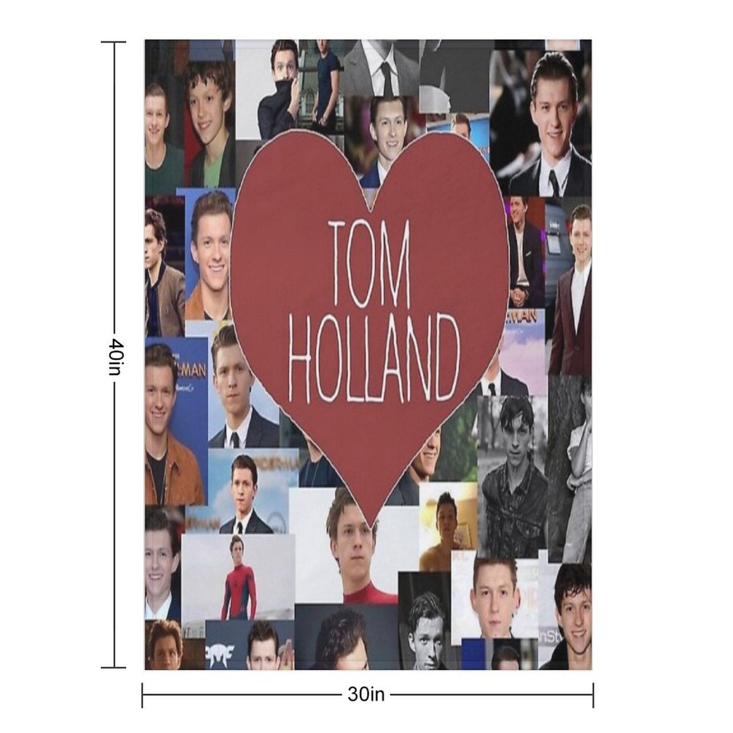 Tom Holland Blanketstickers Throw Blanket