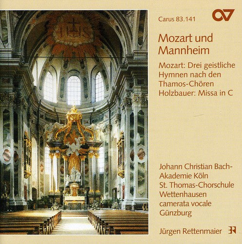 Mozart/Mannheim - Mass in C / 3 Sacred Hymns [CD]