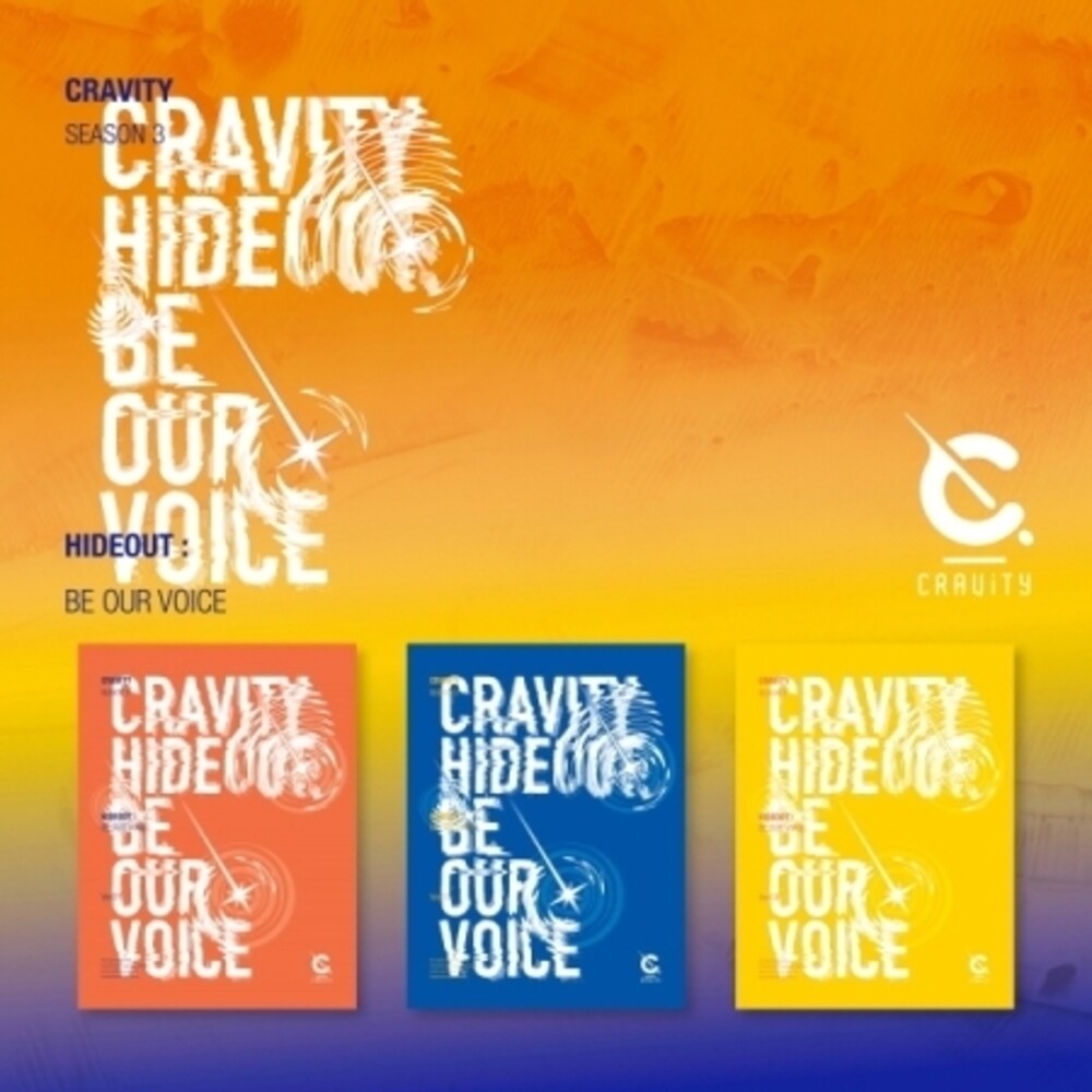Cravity - Cravity Season3. : Hideout: Be Our Voice (Random Cover) (incl. 132pg Photobook, Photocard, Sticker + Polaroid Photocard) [CD]
