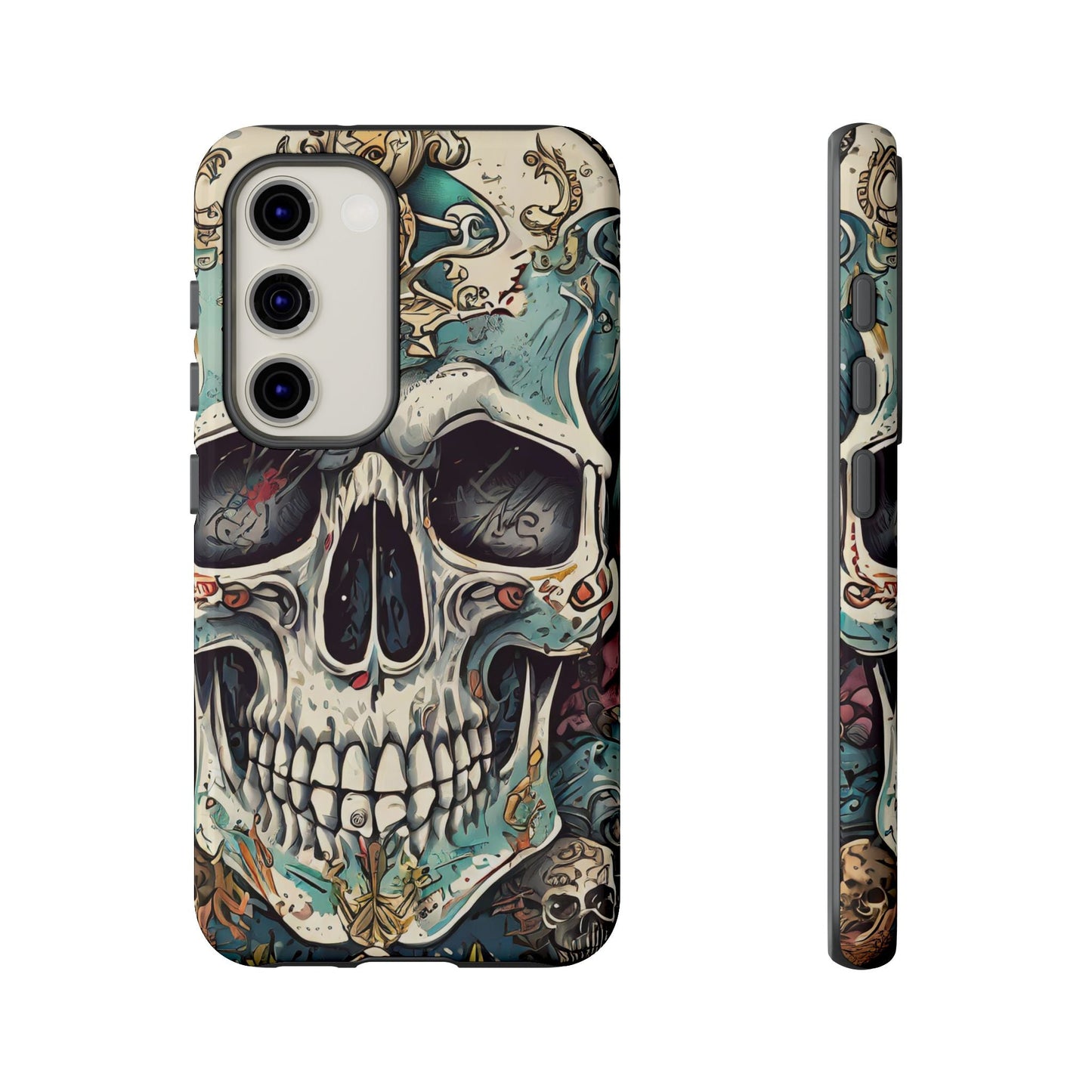 Abstract Skull Tough Phone Case