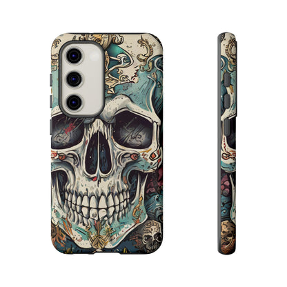 Abstract Skull Tough Phone Case