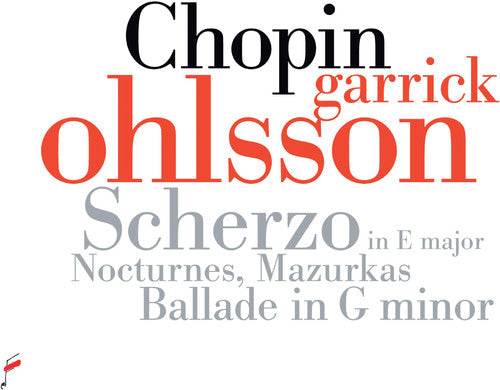 Chopin / Ohlsson - Scherzo in E Major Music CD