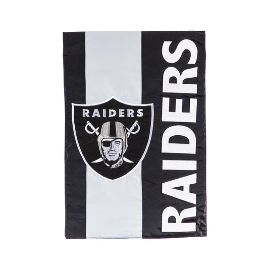 Oakland Raiders Embellished Garden Flag