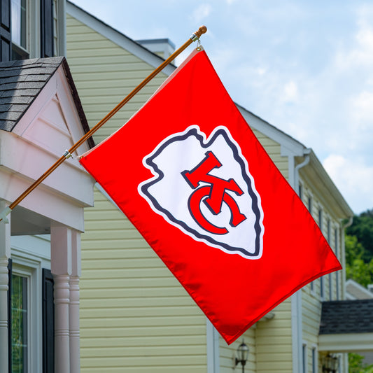 Kansas City Chiefs Single Sided Estate Flag with 2 Grommets, 3'x5'