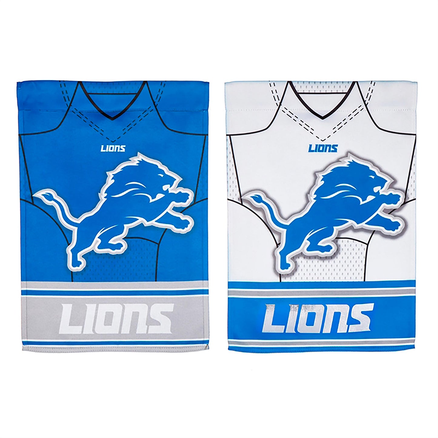 Flag, DS Suede, Foil, Reg, Jersey, Detroit Lions