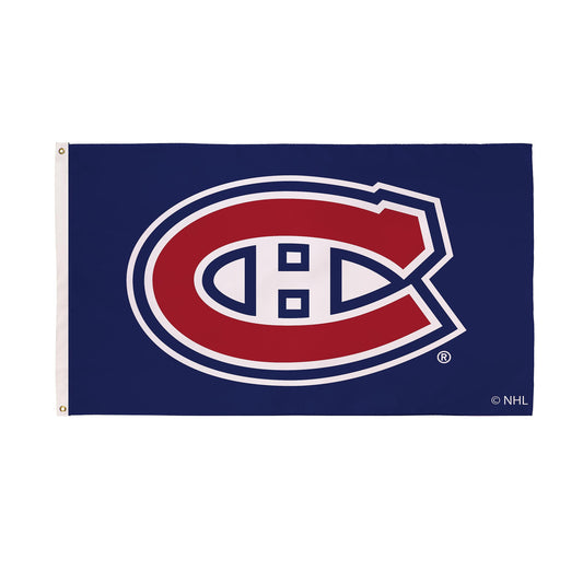 Montreal Canadiens Single Sided Flag with 2 Grommets, 3'x5'