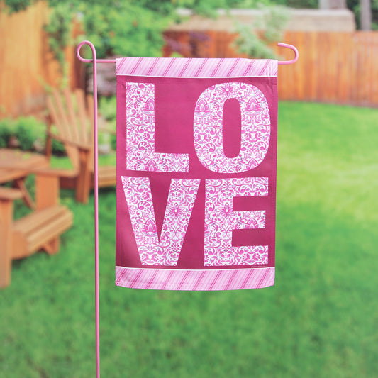 Love Suede Garden Flag
