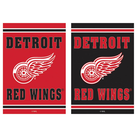 Detroit Red Wings Embossed Suede House Flag
