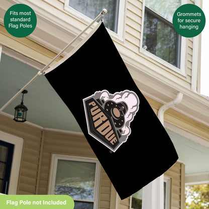 Purdue University Single Sided Flag w/ 2 Grommets, 3'x5'