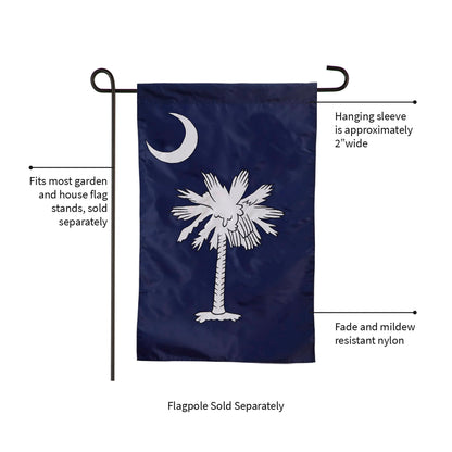 South Carolina Garden Applique Flag