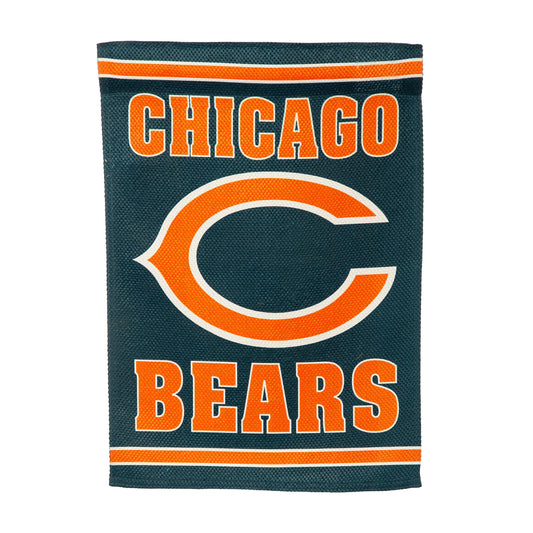 Embossed Suede Flag, GDN Size, Chicago Bears