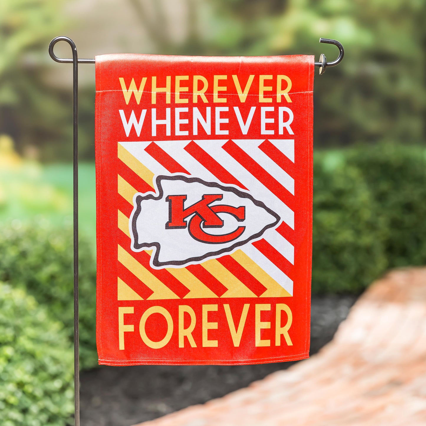 Kansas City Chiefs WWF Fan Garden Flag