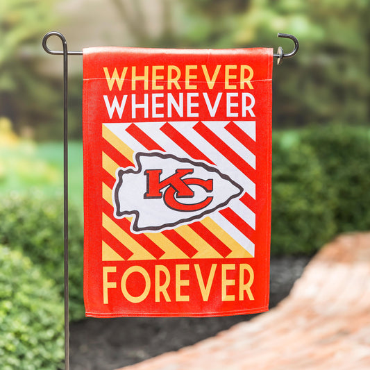 Kansas City Chiefs WWF Fan Garden Flag
