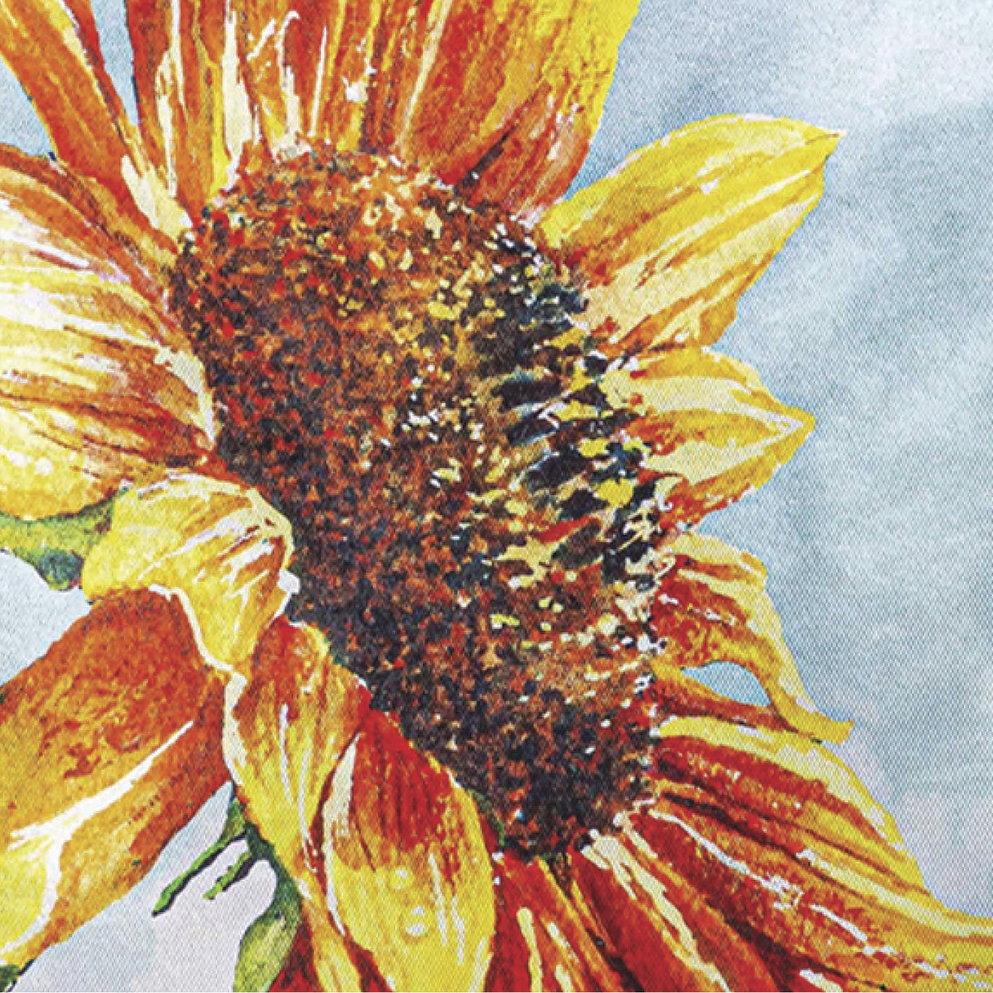 New Morning Sunflower Lustre Garden Flag