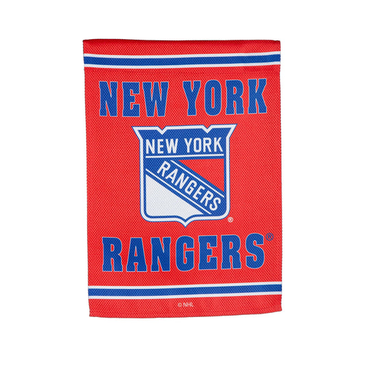 Embossed Suede Flag, GDN Size, New York Rangers
