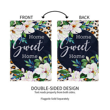 Magnolia Bloom Garden Linen Flag