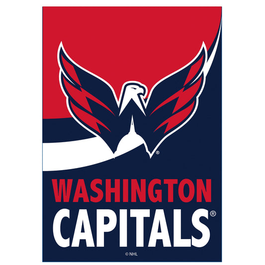 Washington Capitals Burlap Flag GDN Size