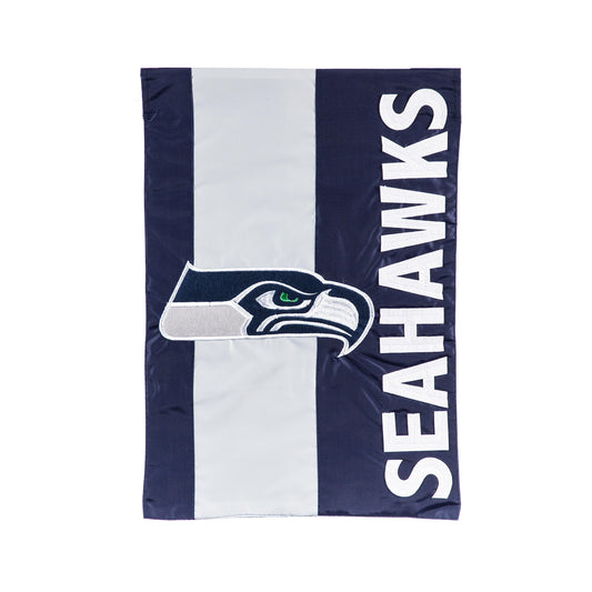 Seattle Seahawks Embellished Garden Flag