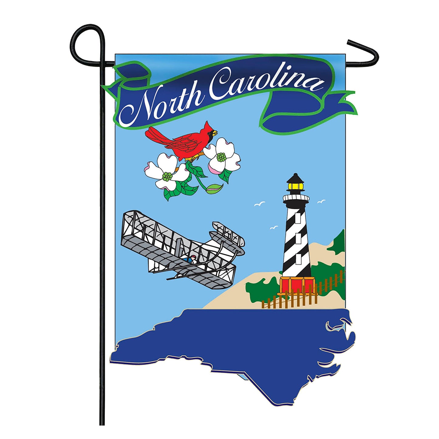 North Carolina Garden Flag