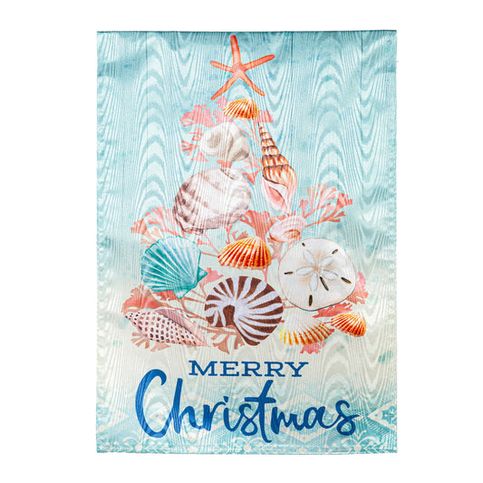 Seashell Tree Moire House Flag