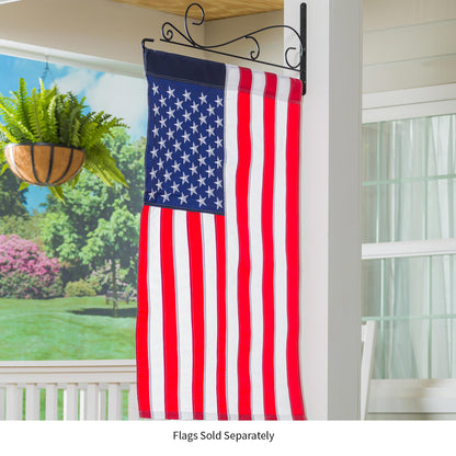 Swirl Wall-Mount House Flag Hanger