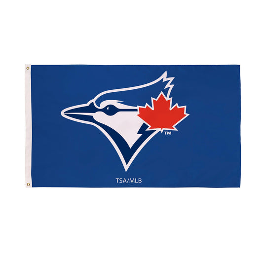 Toronto Blue Jays Single Sided Flag w/ 2 Grommets, 3'x5'