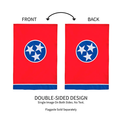 Tennessee State Flag Garden Applique Flag