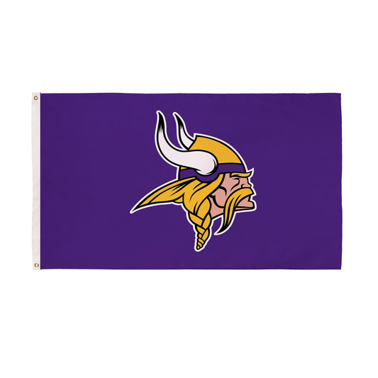 Minnesota Vikings Single Sided Estate Flag with 2 Grommets, 3'x5'
