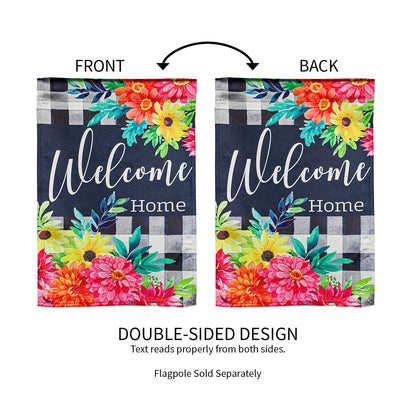 Summer Bloom Garden Lustre Flag