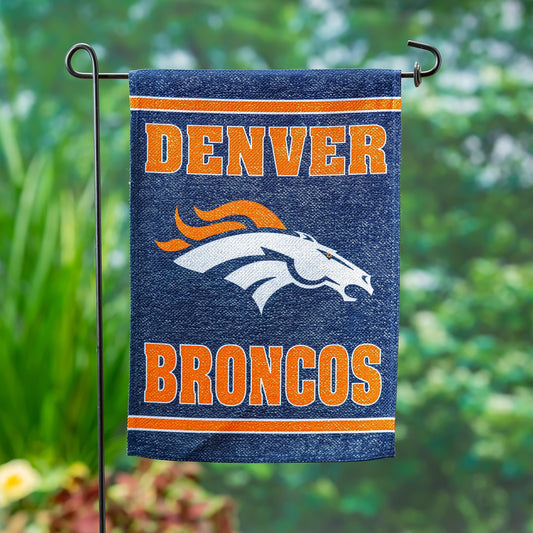Embossed Suede Flag, GDN Size, Denver Broncos