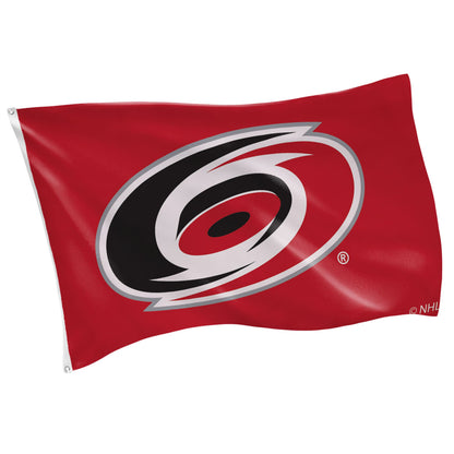 3'x5' Single Sided Flag w/ 2 Grommets, Carolina Hurricanes